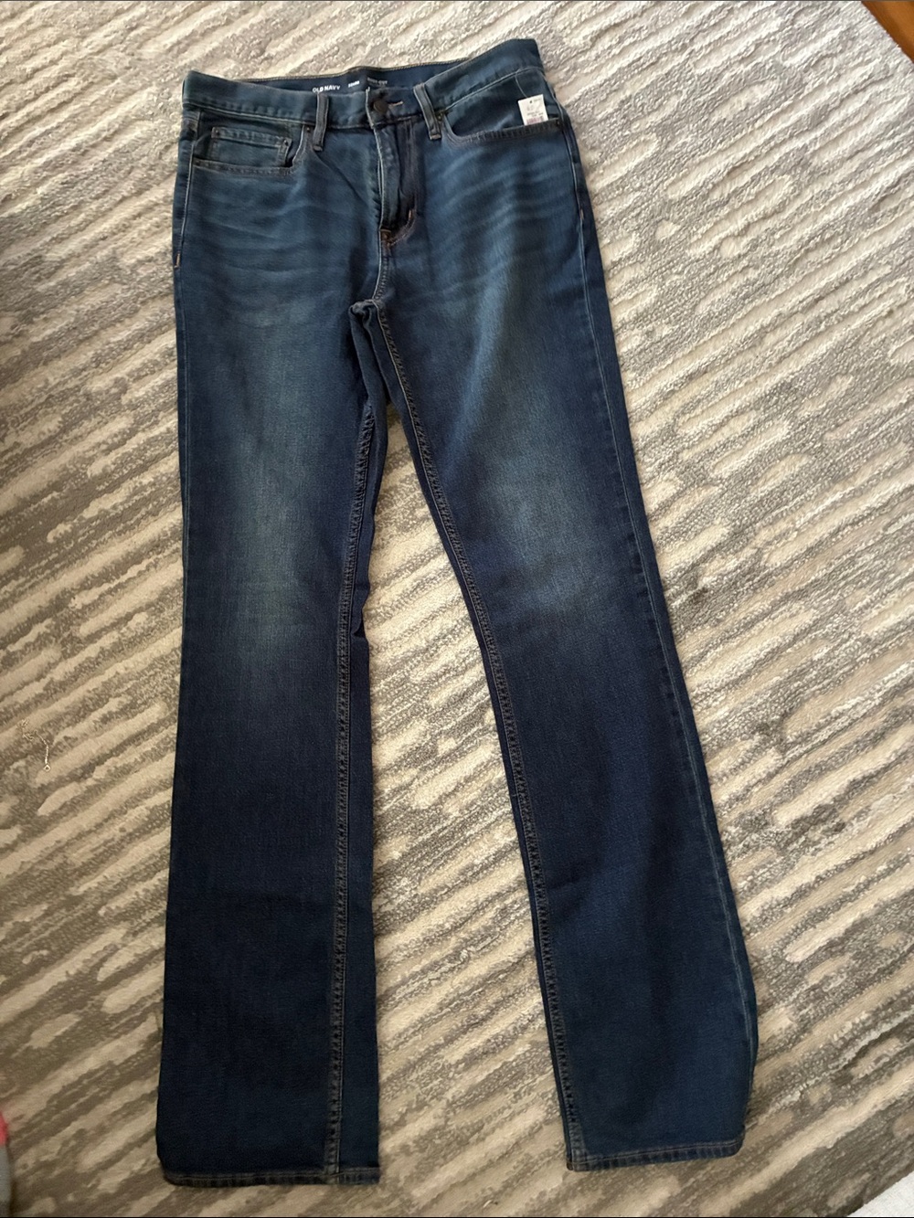 Old Navy Men’s Bootcut Jeans in Dark Blue Wash